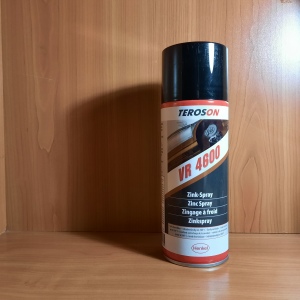Teroson VR 4600 (Теросон ВР 4600) - аерозоль, містить цинк і полімерну смолу. Створює на металевих поверхнях захисне покриття.